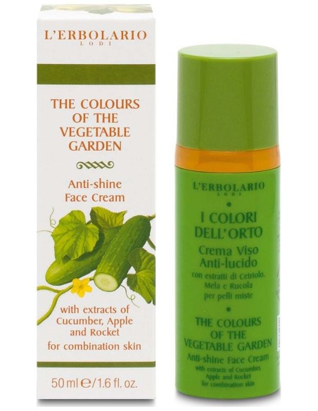 L'Erbolario Colores Del Huerto Crema Facial Anti Brillo 50Ml