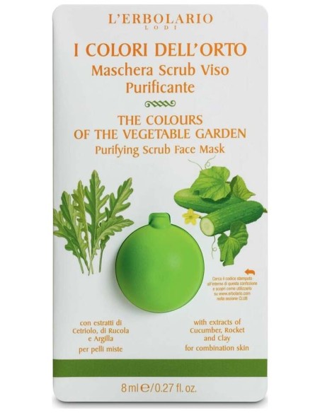L'Erbolario Colores Del Huerto Mascarilla Exfoliante Purif 8Ml