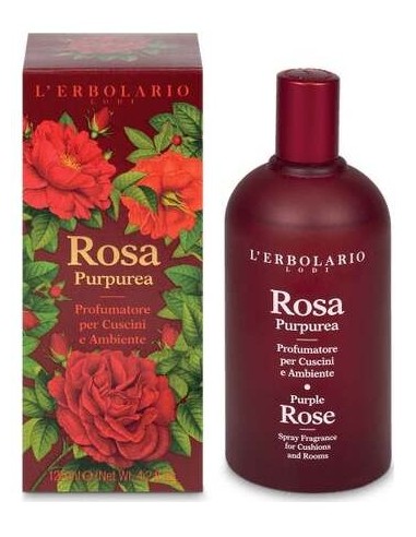 L'Erbolario Rosa Purpurea Perfumador Ambiente Cojines 125Ml