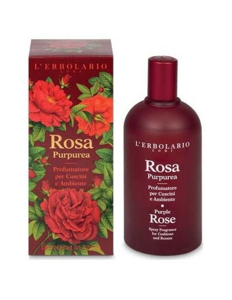 L'Erbolario Rosa Purpurea Perfumador Ambiente Cojines 125Ml