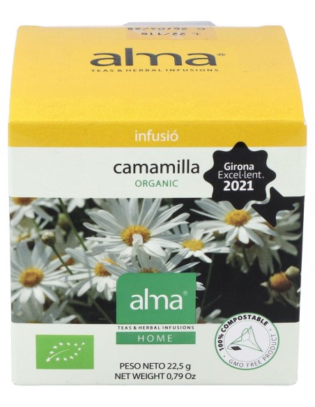 Manzanilla Infusion 15Piramides. Eco Vegan