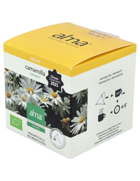 Manzanilla Infusion 15Piramides. Eco Vegan