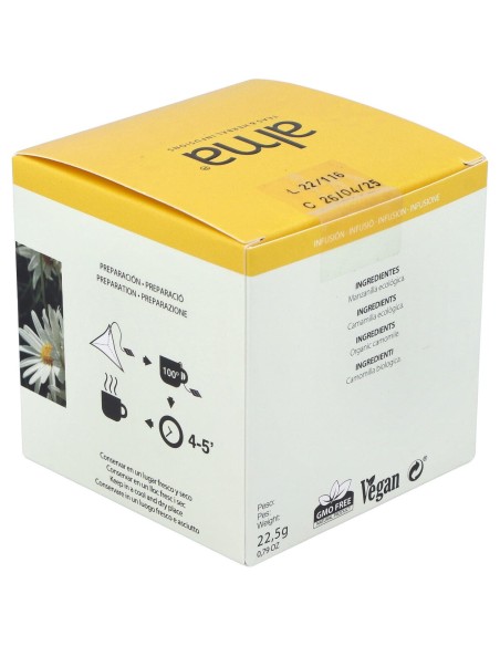 Manzanilla Infusion 15Piramides. Eco Vegan