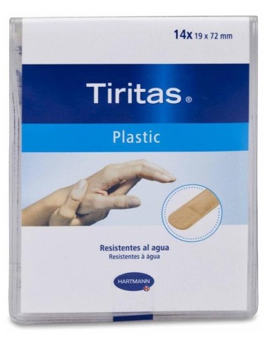 Tiritas Plastic Aposito Adhesivo 19 X 72, 14 Uds