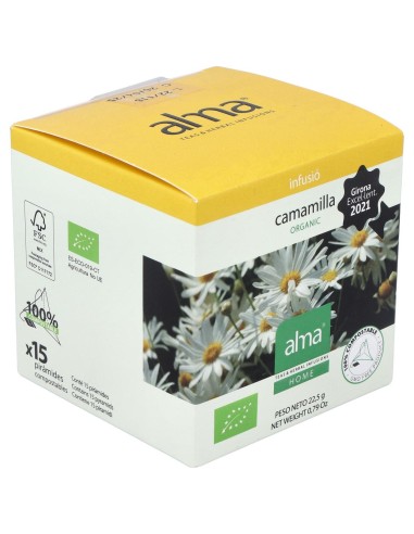 Manzanilla Infusion 15Piramides. Eco Vegan