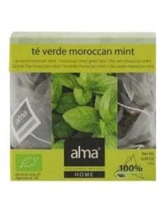 Alma Home Infusión Té Verde Morroco Mint 15 Bolsas