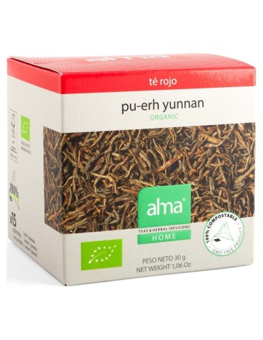Te Rojo Pu-Erh Yunnan Infusion 15Piramide Eco Vega