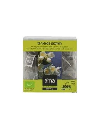 Te Verde Jazmin Infusion 15Piramides. Eco Vegan