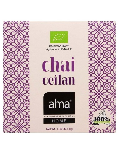 Te Ceilan Chai Infusion 15Piramides. Eco Vegan