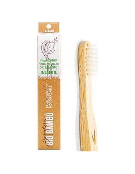 Biobambú Cepillo De Dientes Infantil Suave 1Ud