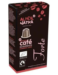 Cafe Forte 10Capsulas Biodegradables Eco