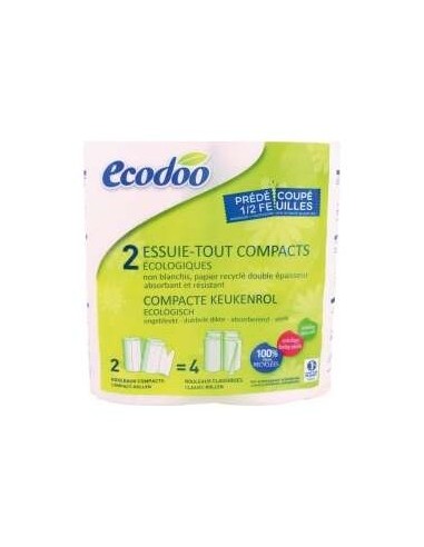 Ecodoo Papel De Cocina Reciclado 2Uds