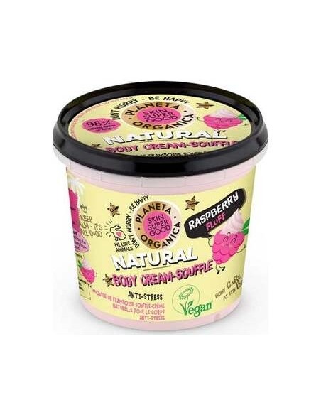 Planeta Orgánica Body Cream-Souffle Raspberry Fluff 360Ml