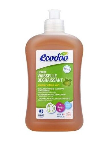 Ecodoo Lavavajillas Desengrasante Limon Verde Eco 750Ml