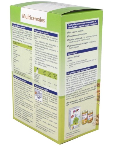 Papilla Multicereales 400Gr. Bio S/A