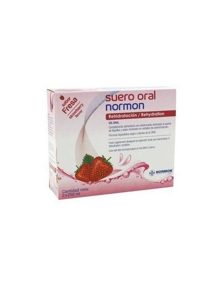 Sueroral Normon Fresa Pack 2 X 250 Ml