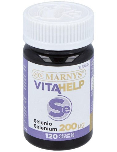 Marnys Selenio 200Mg Línea Vitahelp 120Caps