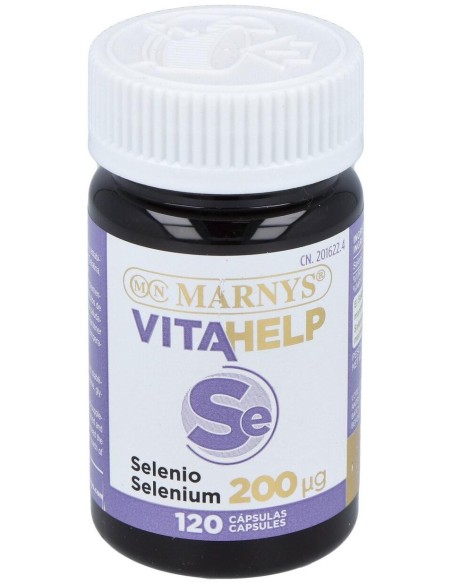 Marnys Selenio 200Mg Línea Vitahelp 120Caps