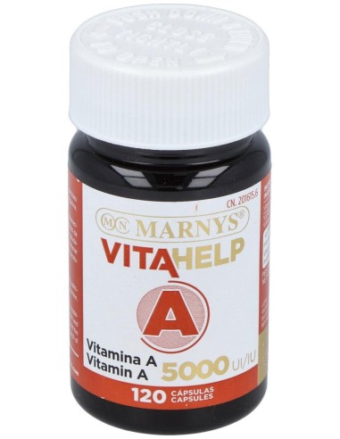 Marnys Vitamina A 5000Ui Línea Vitahelp 120Caps