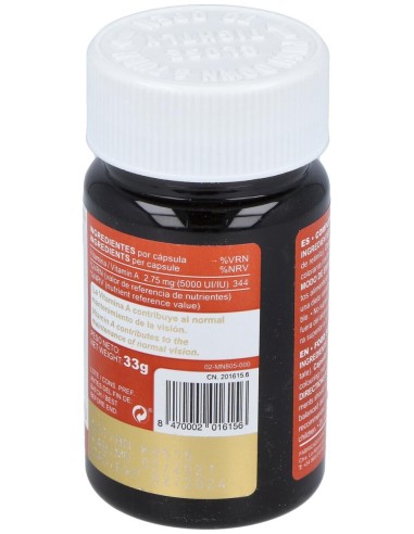 Marnys Vitamina A 5000Ui Línea Vitahelp 120Caps