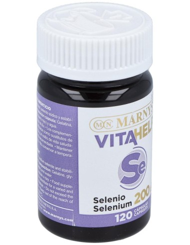 Marnys Selenio 200Mg Línea Vitahelp 120Caps