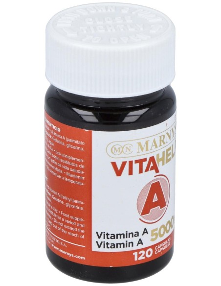 Marnys Vitamina A 5000Ui Línea Vitahelp 120Caps