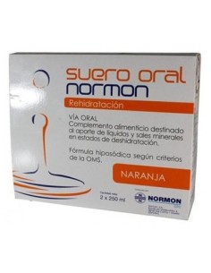 Sueroral Normon Naranja Pack 2 X 250Ml