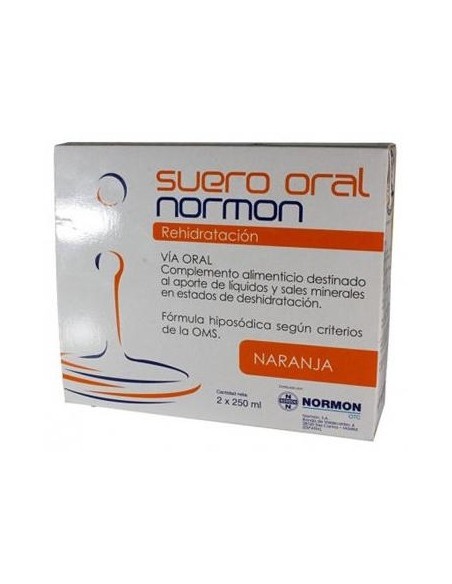 Sueroral Normon Naranja Pack 2 X 250Ml