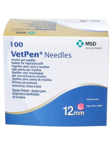 Vetpen Needles 12Mm 100/Box 449 (Ndr)
