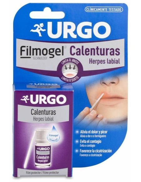 Urgo Calenturas Apósito Líquido, 3 Ml