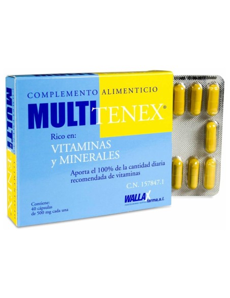 Multitenex 40Cap - Wallax Farma