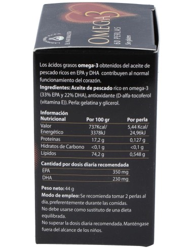 El Naturalista Omega 3 60 Perlas