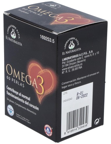 El Naturalista Omega 3 60 Perlas