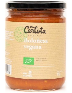 Carlota Organic Boloñesa Vegana 425G 2