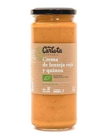 Crema De Lenteja Roja Y Quinoa 450Gr. Eco Sg Vegan