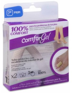 Comforgel Tubo Elástico Con Gel Cc245, 2 Uds