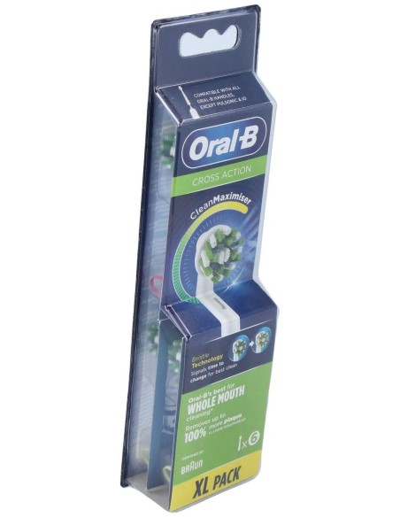 Recambio Cepillo Recargable Cross Action 6Ud