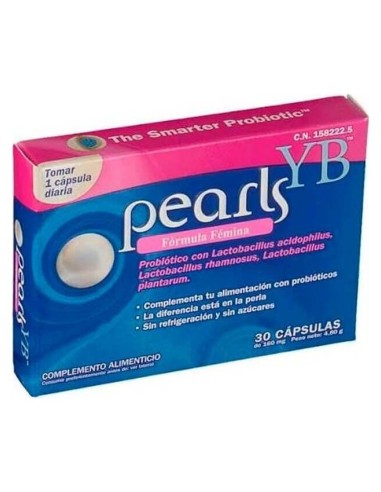 Pearls Yb Cuidado Íntimo, 30 Cápsulas