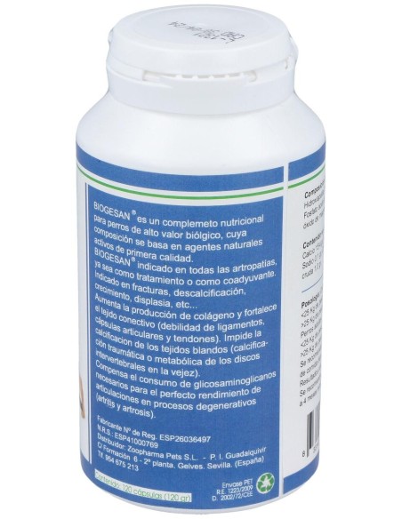 Biogesan Mascotas 120Cap.