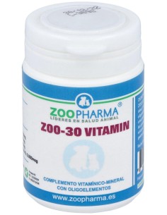Zoo-30 Vitamins Perros Y Gatos 30Comp