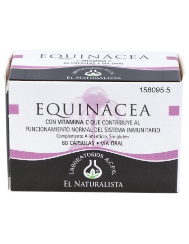 El Naturalista Equinacea + Vitamina C, 60 Cápsulas