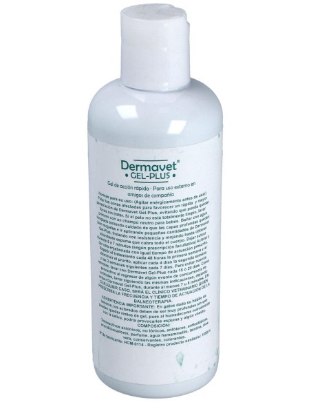 Dermavet Gel-Plus Mascotas 250Ml.
