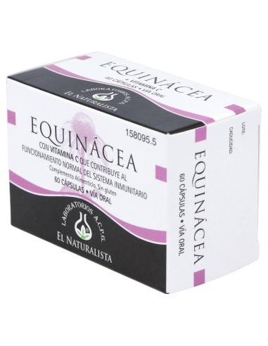 El Naturalista Equinacea + Vitamina C, 60 Cápsulas