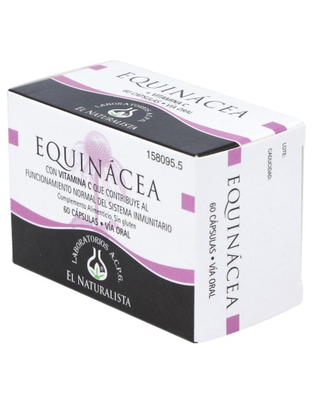 El Naturalista Equinacea + Vitamina C, 60 Cápsulas