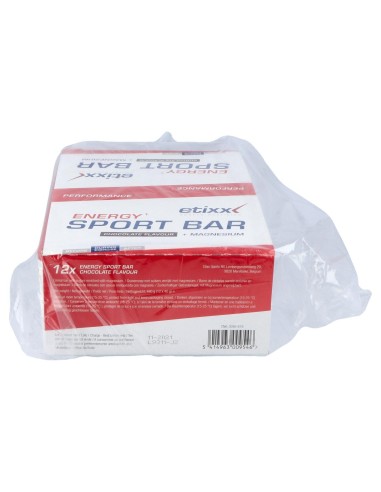 Etixx Energy Sport Bar Sabor Chocolate 12Uds