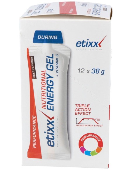 Etixx Nutritional Energy Gel Cola 12Uds
