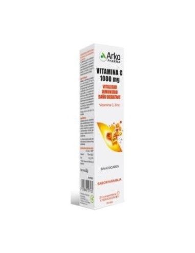 Arkovital Vitamina C 1000Mg 20Comp Efervescentes.
