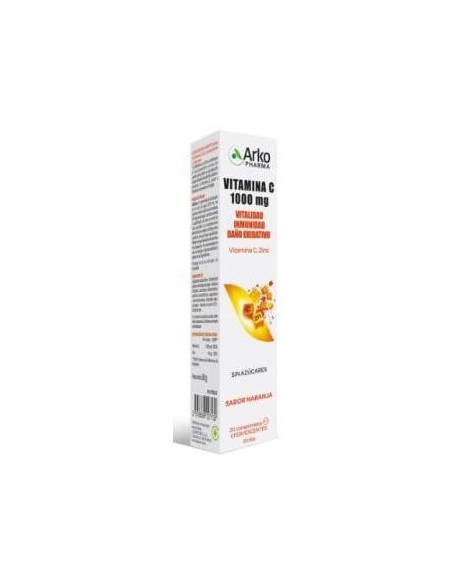 Arkovital Vitamina C 1000Mg 20Comp Efervescentes.