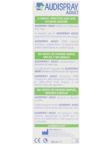 Audispray Adultos Limpieza Oidos 50 Ml