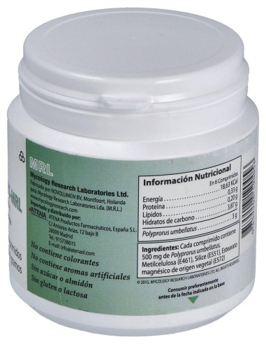 Polyporus-Mrl 500Mg. 90Conp.